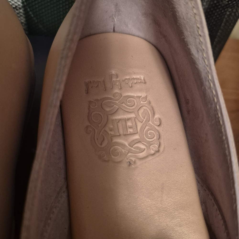 ELF Women's New Love point toes Tan Flats with Braided Strap New with Tag - Picture 2 of 6